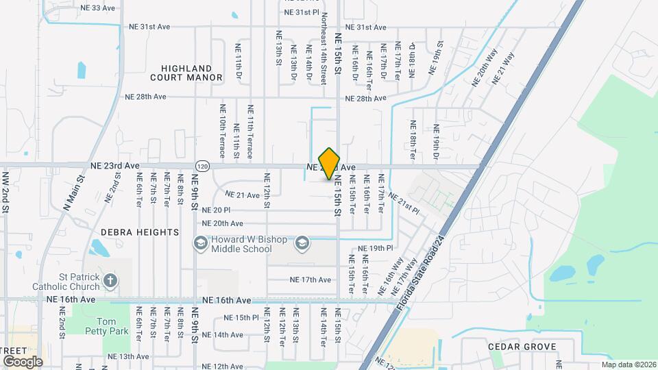 1435 NE 22nd Ave Mapa y Detalles de la Ubicación