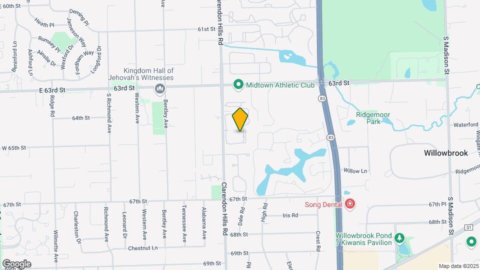 6443 Clarendon Hills Rd Mapa y Detalles de la Ubicación