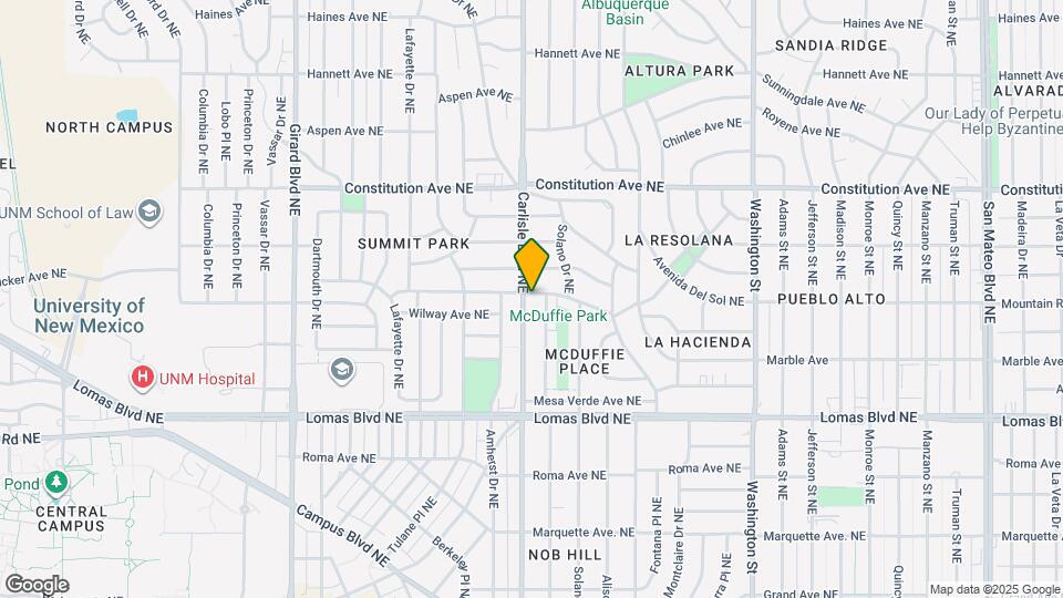 3600 Mackland Ave NE Map and Location Details