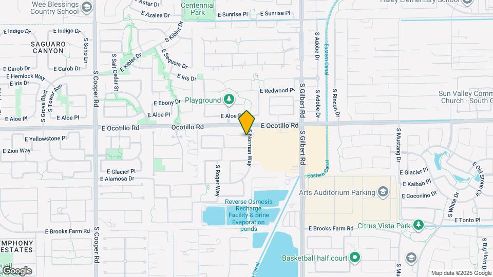 2741 E Yellowstone Pl Map and Location Details