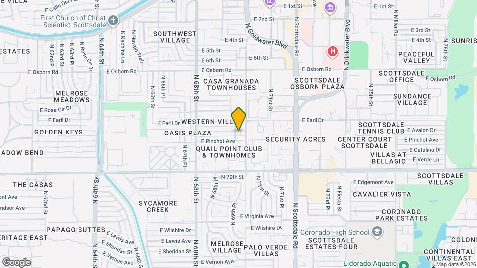3031 N 69th Pl Map and Location Details