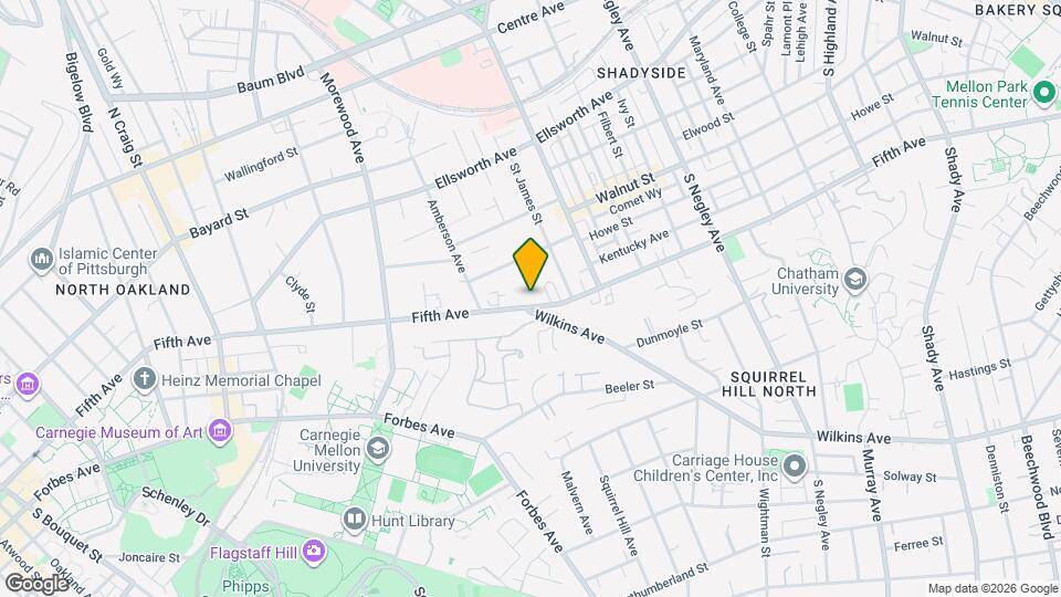 5149 Fifth Ave Map and Location Details