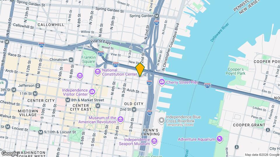 151 N 2nd St Map and Location Details