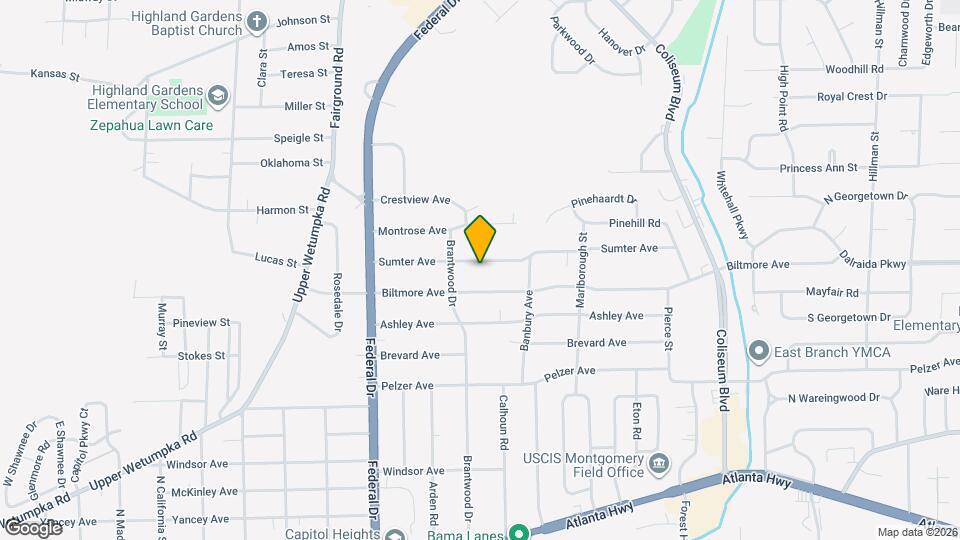 2822 Sumter Ave Map and Location Details