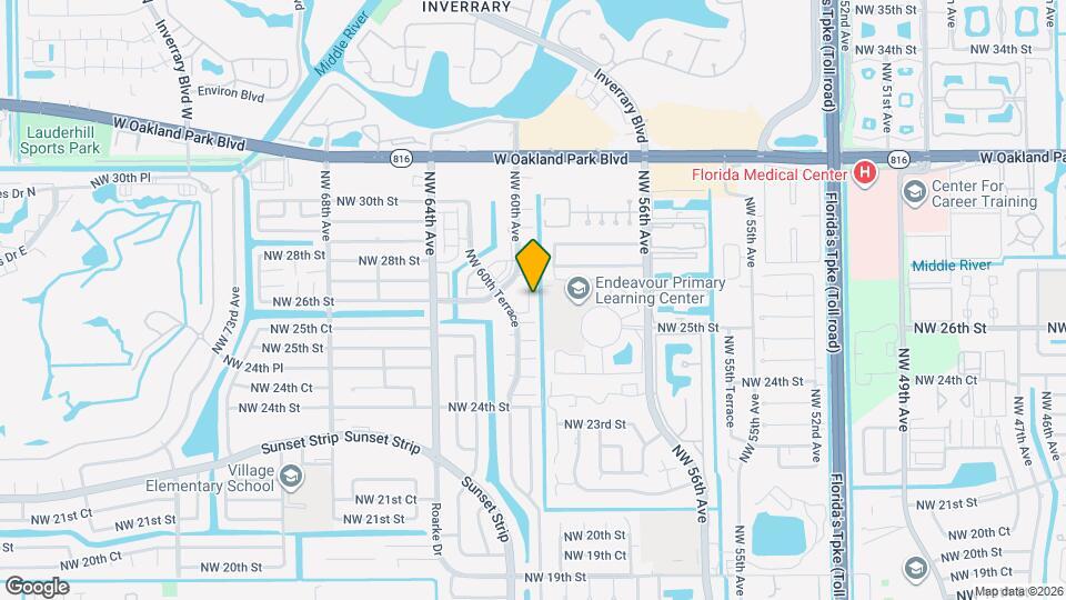 2634 NW 60th Way Map and Location Details