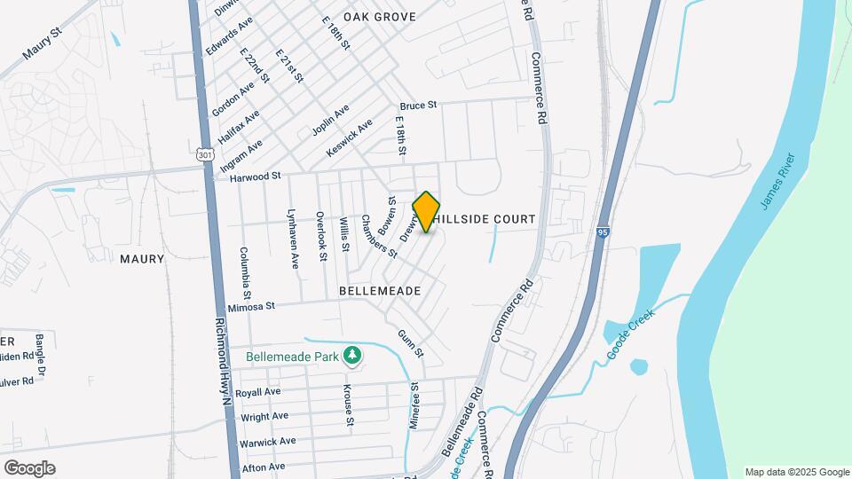 1425 Minefee St Map and Location Details