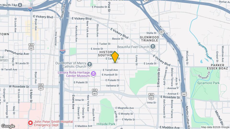 1228 E Leuda St Map and Location Details