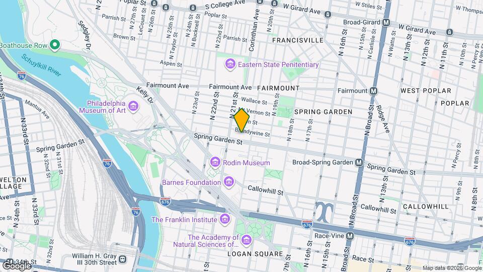 2019 Spring Garden St Map and Location Details