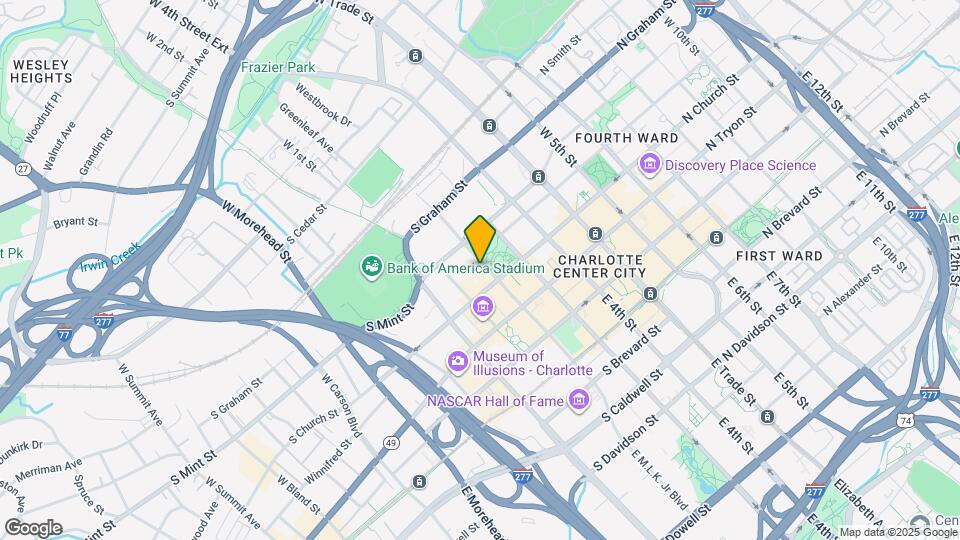 215 W Martin Luther King Jr Blvd Map and Location Details