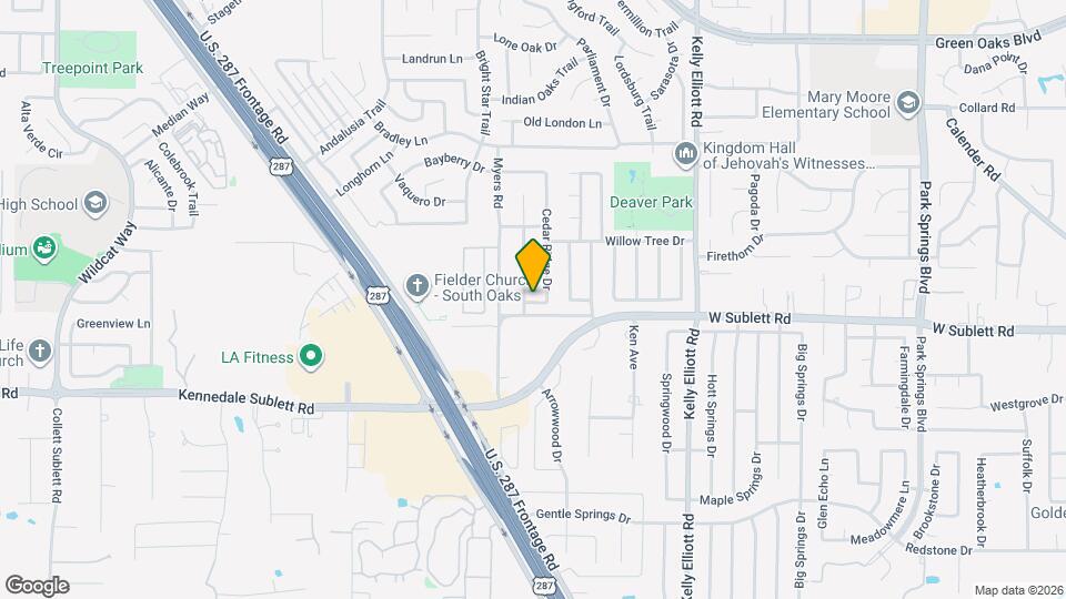 5911 Woodsetter Ln Map and Location Details