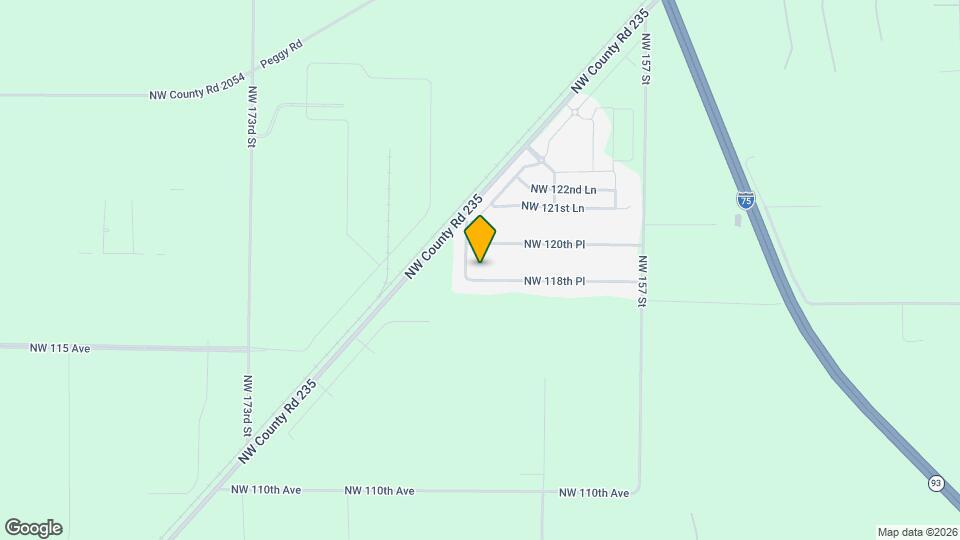 16326 NW 118th Pl Mapa y Detalles de la Ubicación