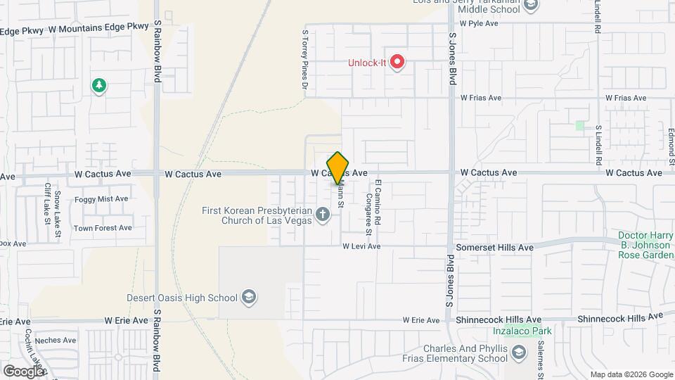 10549 Mann St Mapa y Detalles de la Ubicación