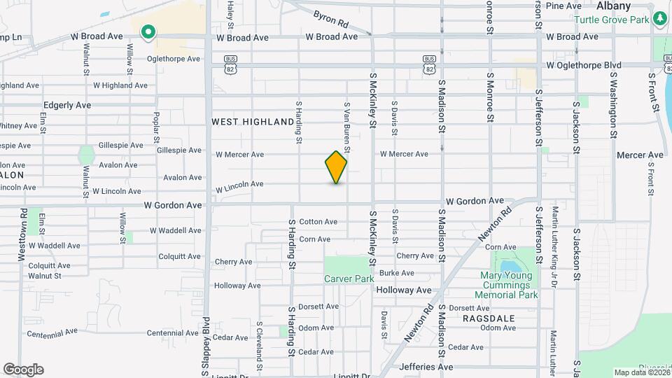 806 W Lincoln Ave Map and Location Details