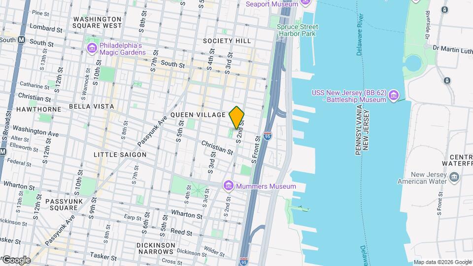 808 S 2nd St Map and Location Details