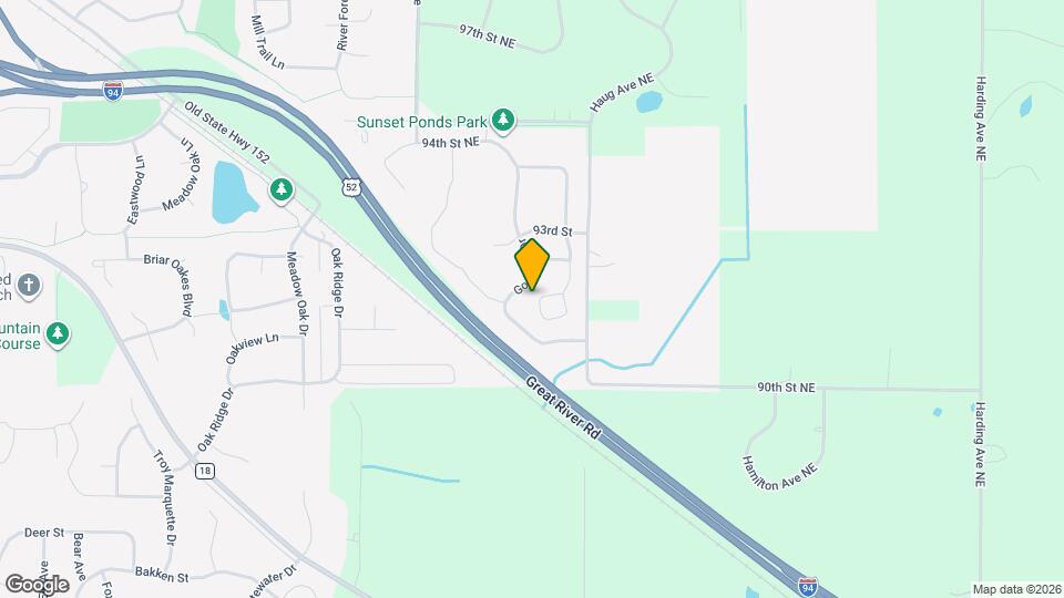 9165 Golden Pond Ln N Map and Location Details