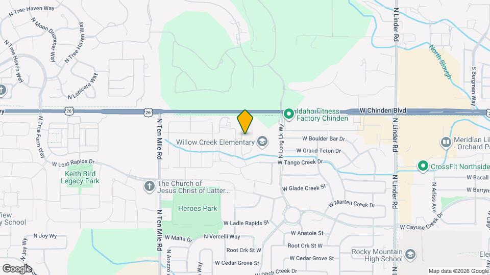 6214 N Silver Elm Way Mapa y Detalles de la Ubicación