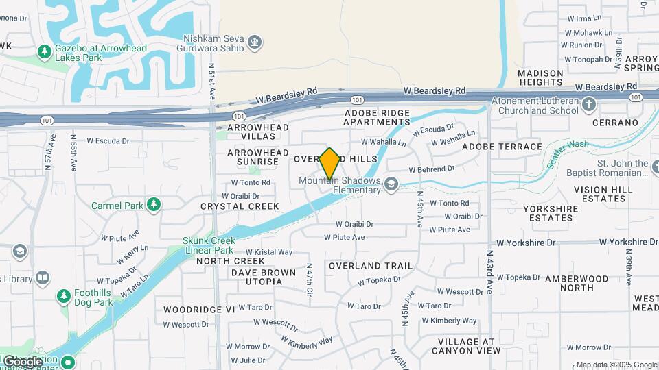 19810 N 47th Dr Map and Location Details