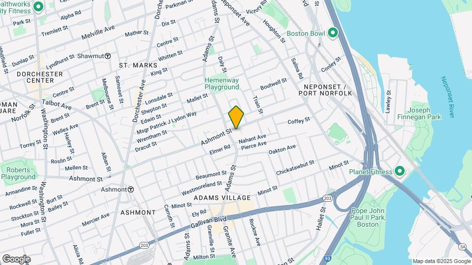 447 Ashmont St Mapa y Detalles de la Ubicación