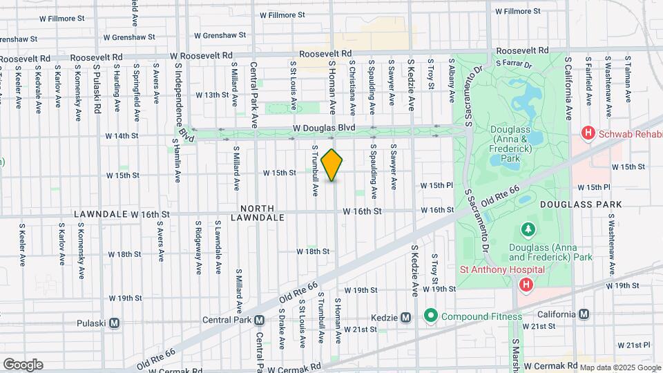 1520 S Homan Ave Mapa y Detalles de la Ubicación