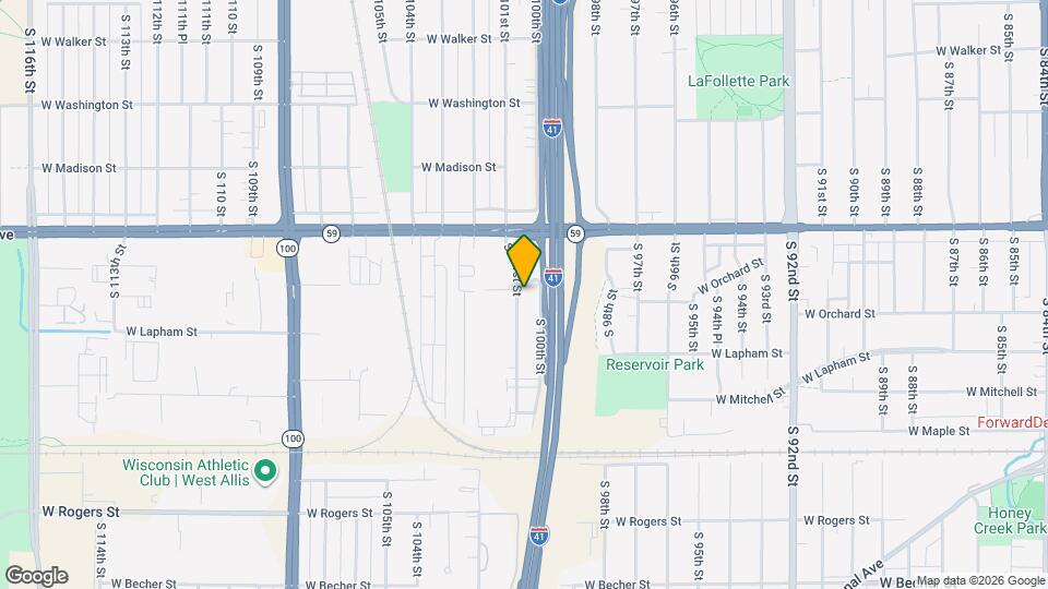 1502 S 101st St Map and Location Details
