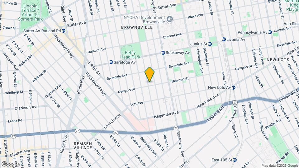 865 Hopkinson Ave Map and Location Details