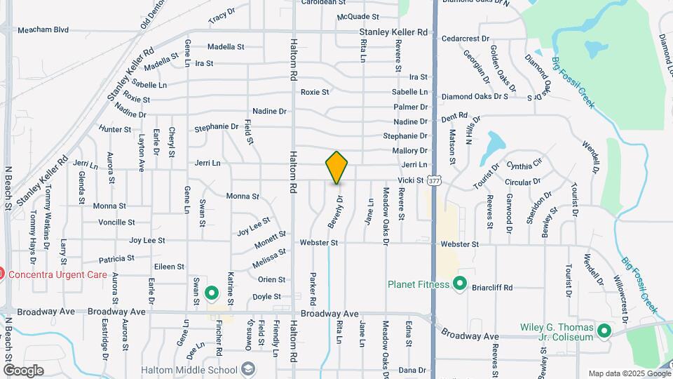 3561 Beverly Dr Mapa y Detalles de la Ubicación