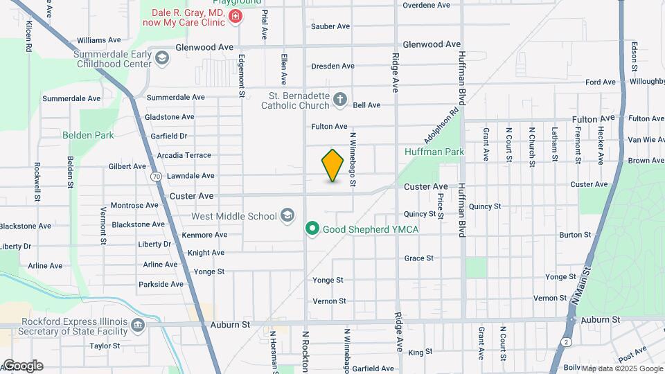 2403 Custer Ave Map and Location Details
