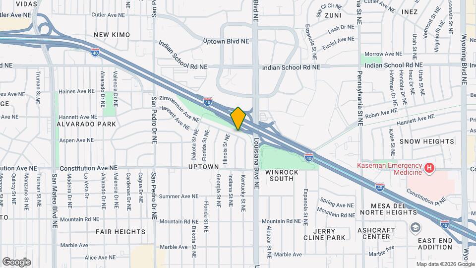 6701 Zimmerman Ave NE Map and Location Details
