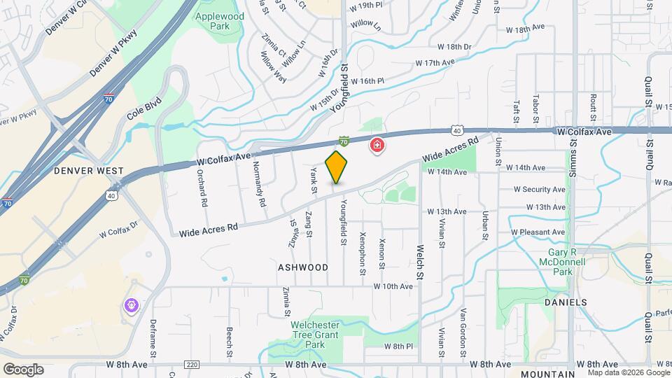 1322 Youngfield St Map and Location Details