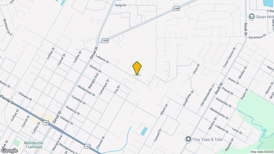 1605 Labarre St Map and Location Details