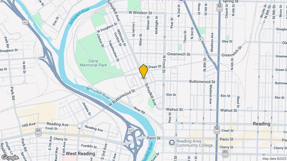 418 Schuylkill Ave Map and Location Details