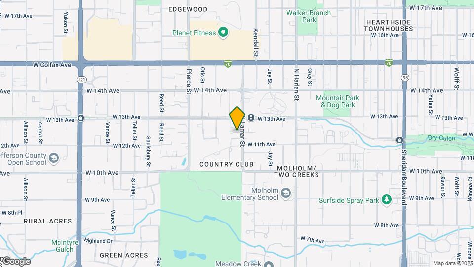 1183 N Lamar St Map and Location Details