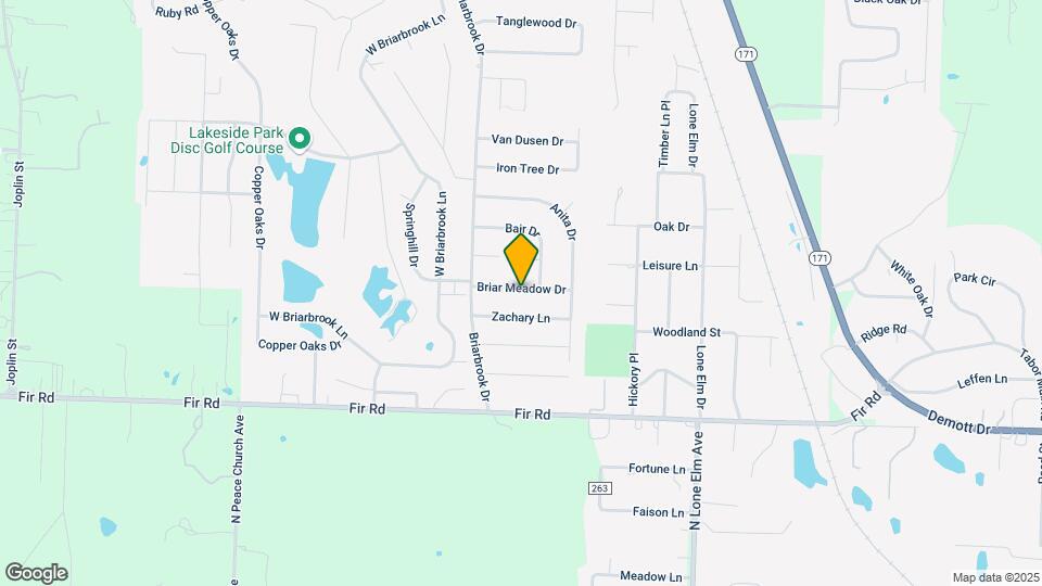 114 Briar Meadow Dr Map and Location Details