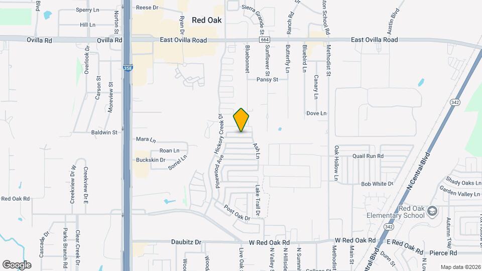 712 Locustberry Dr Mapa y Detalles de la Ubicación