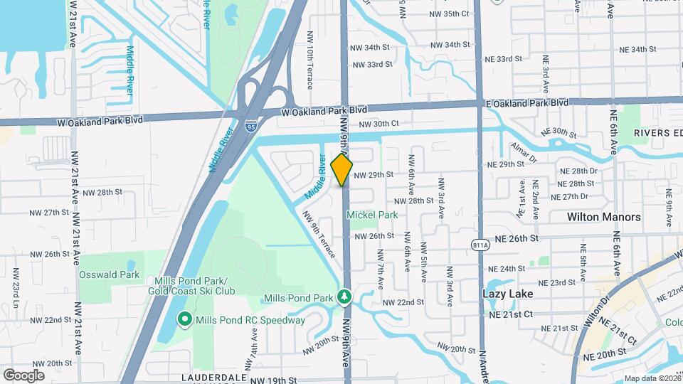 2825 NW 9th Ave Map and Location Details