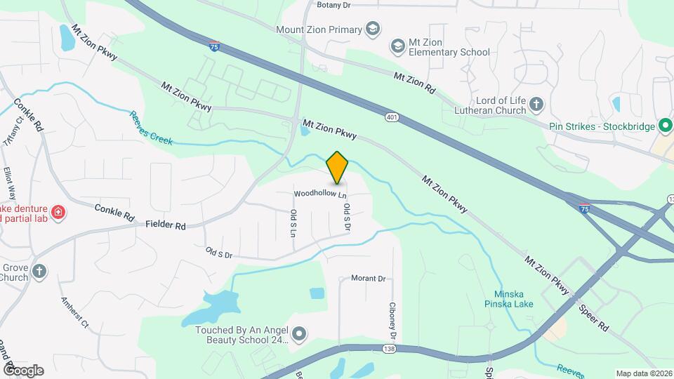 2870 Woodhollow Ln Mapa y Detalles de la Ubicación