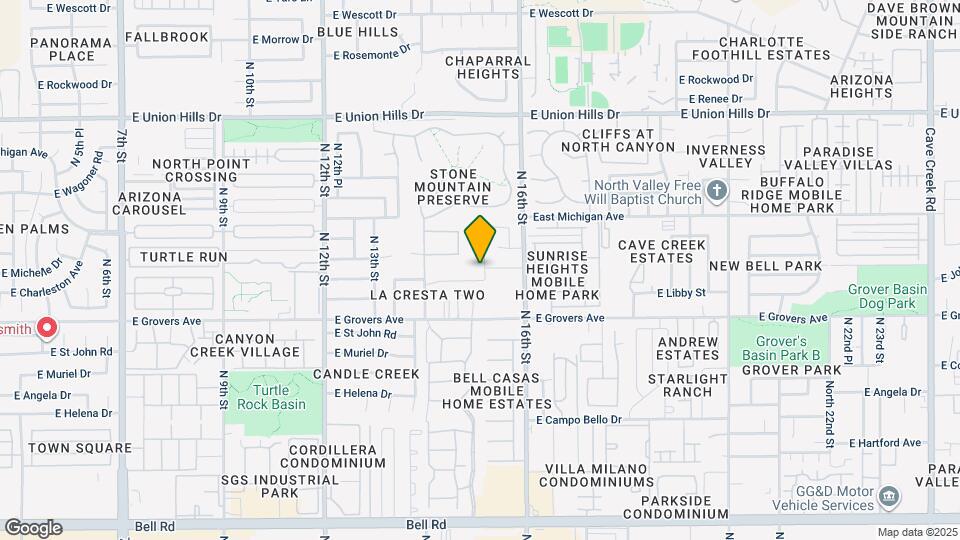 17848 N 15th St Map and Location Details