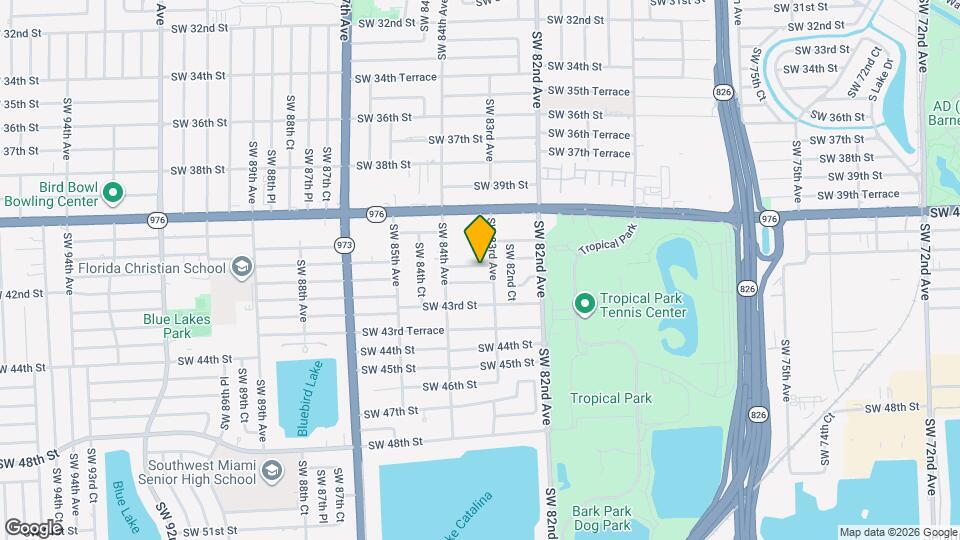8340 SW 41st Terrace Mapa y Detalles de la Ubicación