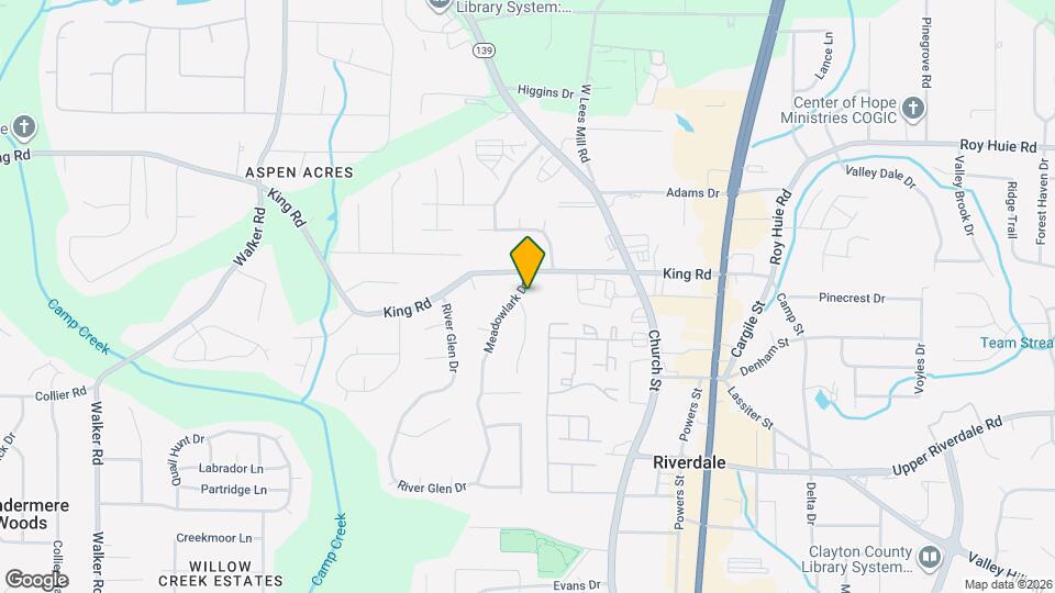 6492 Meadowlark Dr Map and Location Details