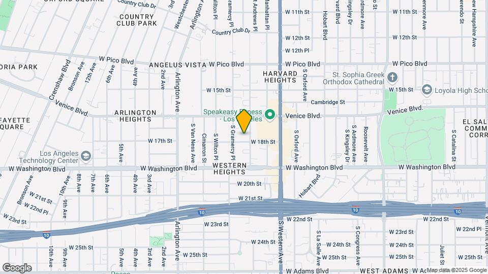 1649 S St Andrews Pl Map and Location Details
