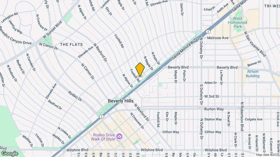 504 Foothill Rd Map and Location Details