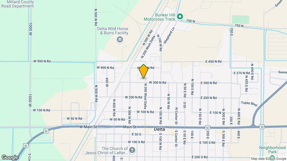 309 N 200 W Mapa y Detalles de la Ubicación