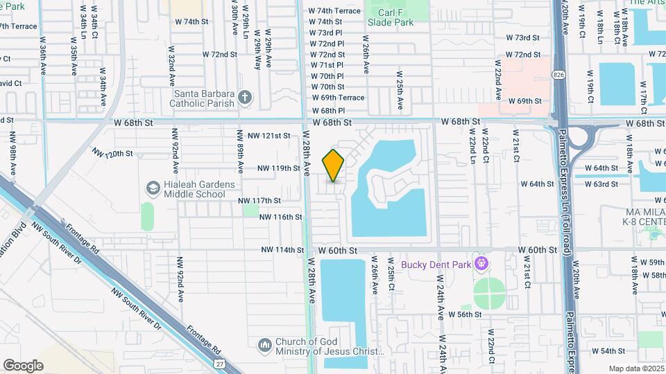 6370 W 27th Ct Map and Location Details