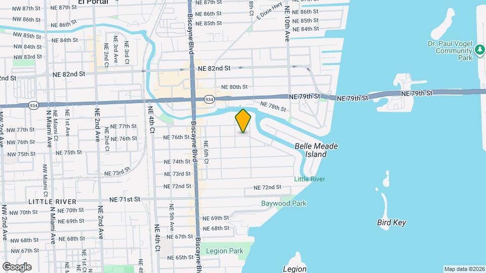 772 NE 76th St Mapa y Detalles de la Ubicación