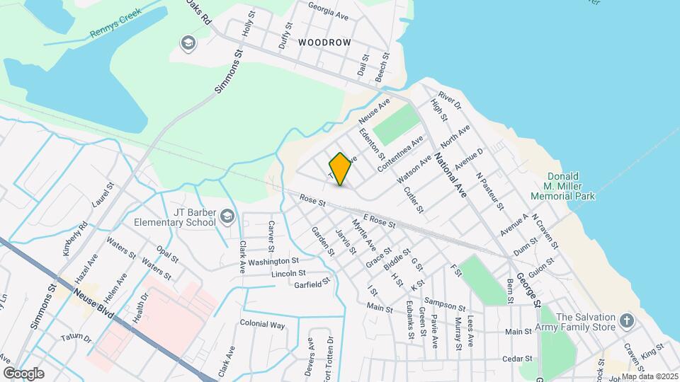 1707 Asheville St Map and Location Details