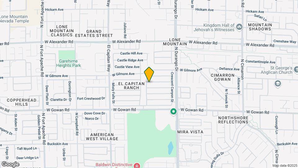8633 Copper Mountain Ave Map and Location Details