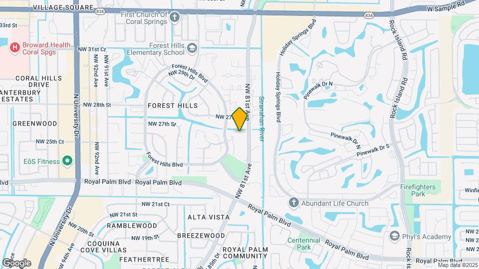 2642 Riverside Dr, Unit 2642 Map and Location Details