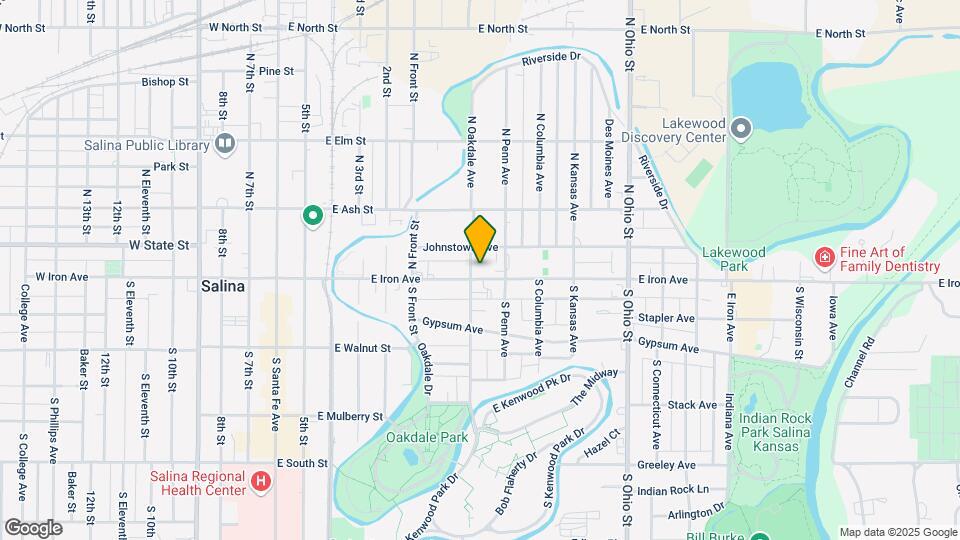 102 N Oakdale Ave Map and Location Details
