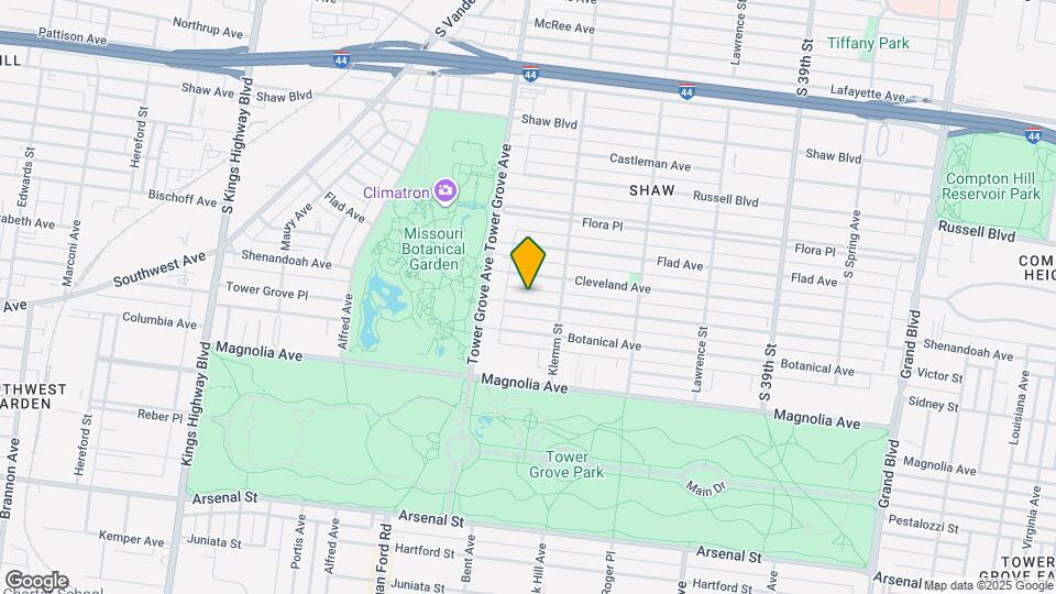 4237 Shenandoah Ave Map and Location Details