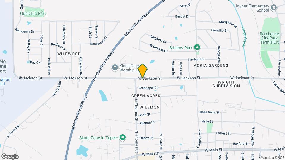 1843 W Jackson St Map and Location Details